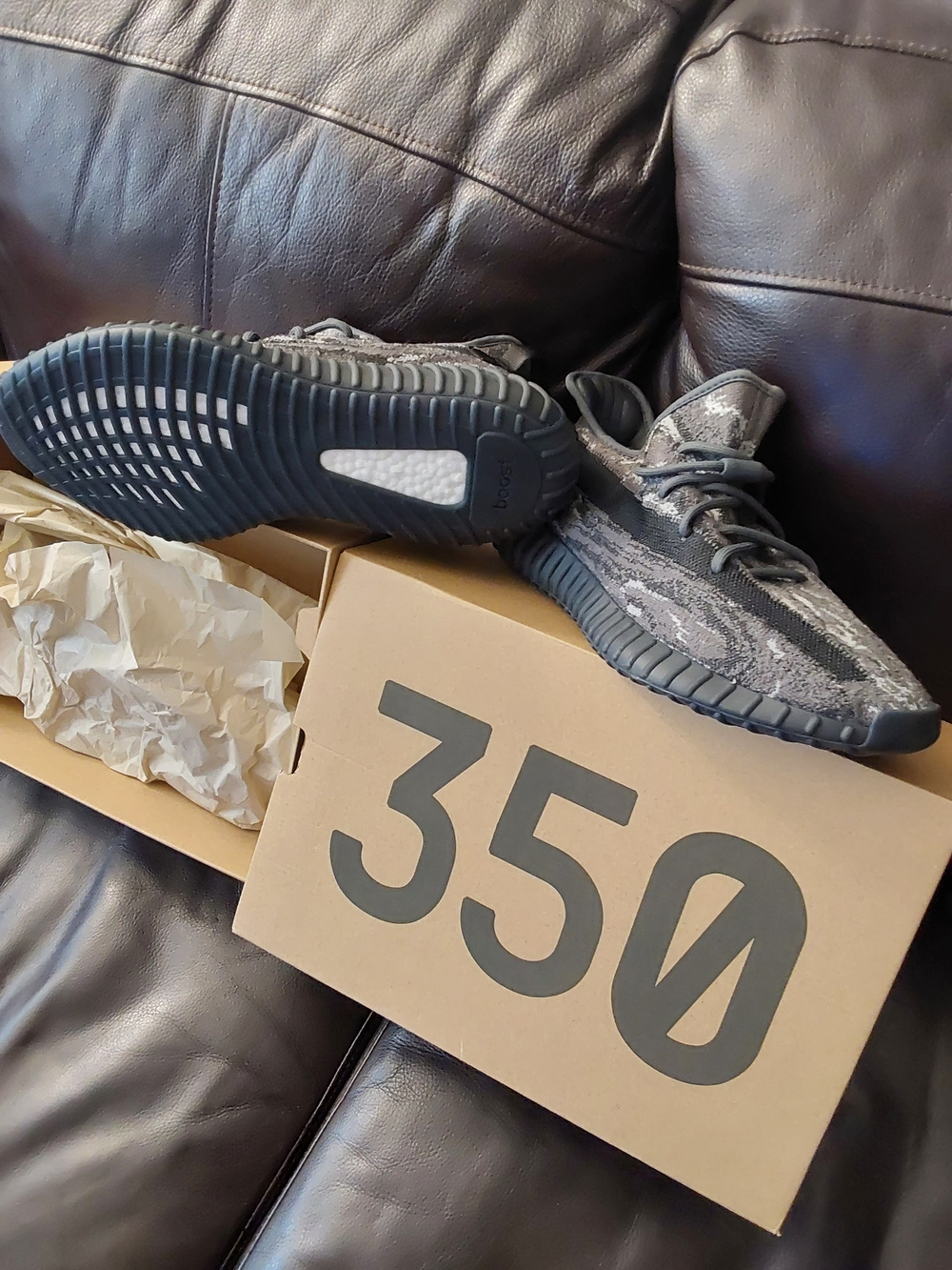 Yeezy Boost 350 V2 Dark Salt Running Shoes
